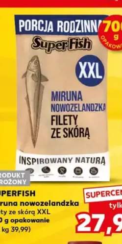 Miruna nowozelandzka filety ze skórą XXL SuperFish
