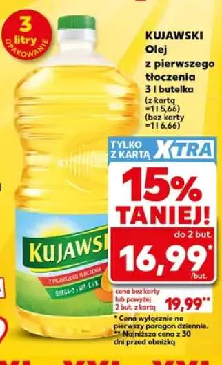 Olej z pierwszego tłoczenia Kujawski