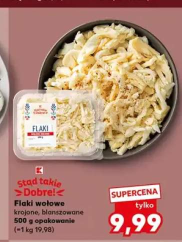 Flaki wołowe krojone blanszowane Stąd takie Dobre!
