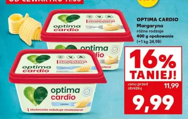 Margaryna Optima Cardio original +1 wariant