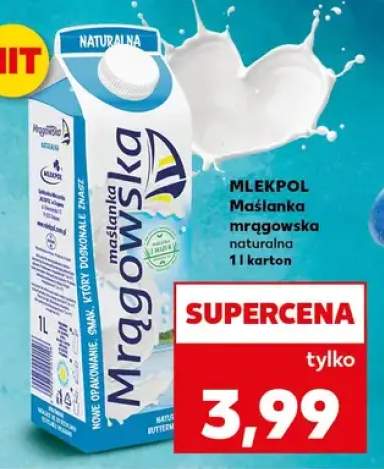 Maślanka mrągowska naturalna Mlekpol