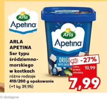 Ser typu śródziemnomorskiego w kostkach Arla Apetina Original