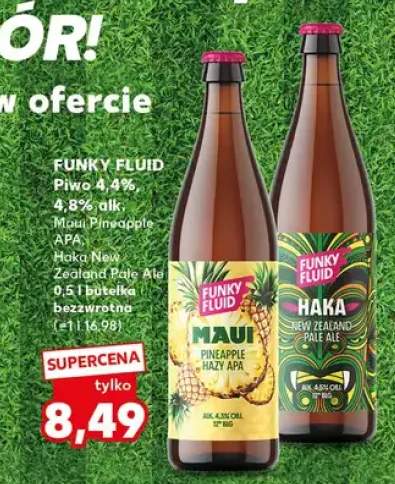 Piwo Funky Fluid Maui Pineapple Hazy APA +1 wariant