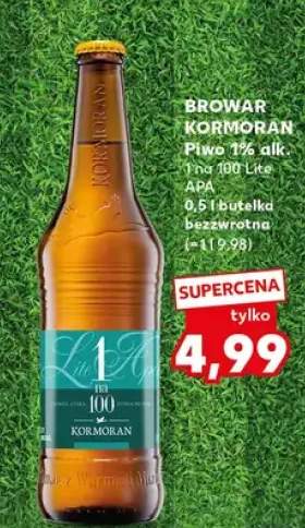Piwo Kormoran 1 na 100 Lite APA