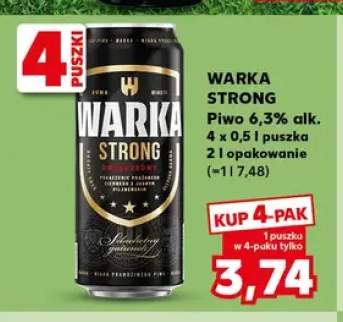 Piwo Warka Strong 4-pak