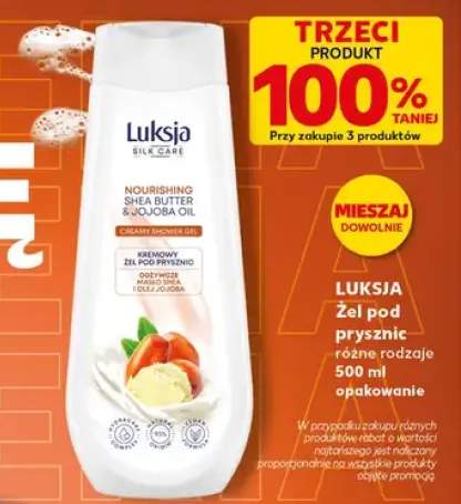 Żel pod prysznic Luksja Silk Care Nourishing