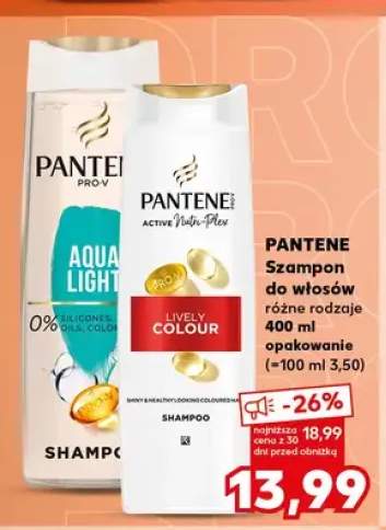 Szampon do włosów Pantene Aqua Light +1 wariant