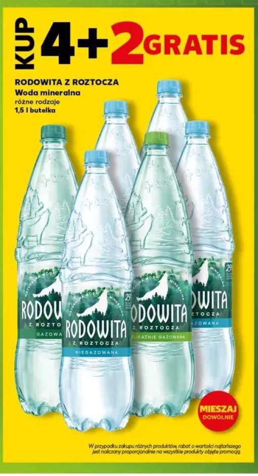 Woda mineralna gazowana Rodowita z Roztocza +2 warianty