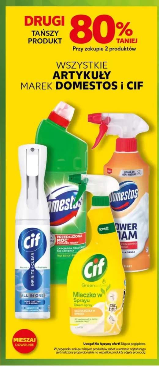 Spray do czyszczenia Cif Infinite Clean All in One Sensitive +4 warianty