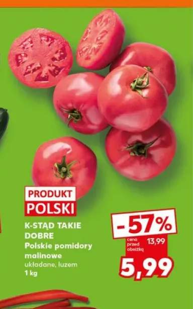 Pomidory malinowe układane K-Stąd Takie Dobre polskie