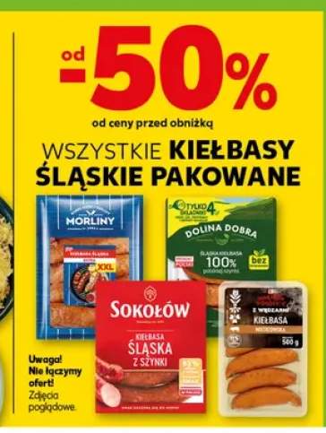 Kiełbasy śląskie pakowane