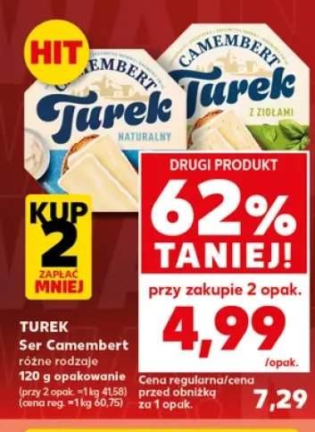 Ser Camembert Turek Naturalny +1 wariant