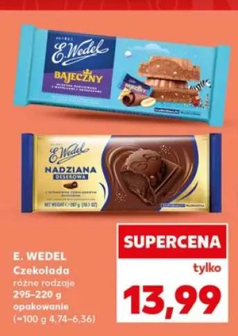 Czekolada mleczna nadziewana Bajeczny E. Wedel +1 wariant
