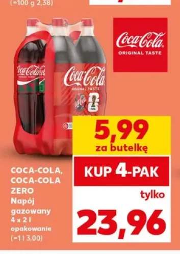 Napój gazowany Coca-Cola Original Taste 4-pak +1 wariant
