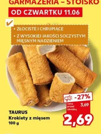Krokiety z mięsem Taurus
