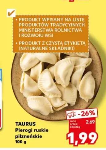 Pierogi ruskie pilzneńskie Taurus