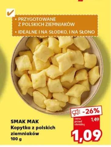 Kopytka z polskich ziemniaków Smak Mak