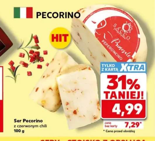 Ser Pecorino z czerwonym chili Sacco Primosole