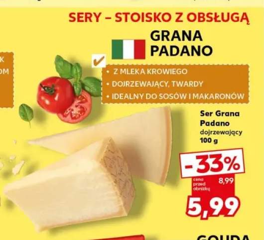 Ser Grana Padano dojrzewający