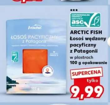 Łosoś wędzony pacyficzny z Patagonii w plastrach Arctic Fish