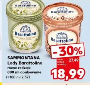 Lody Barattolino waniliowo-pistacjowe Sammontana +1 wariant