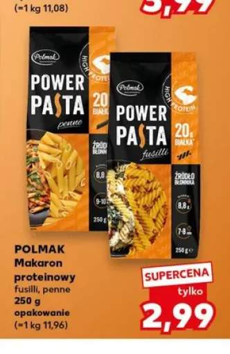 Makaron proteinowy Polmak Power Pasta penne +1 wariant