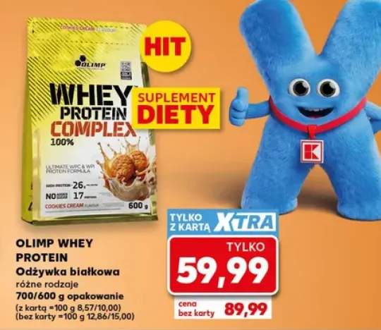 Odżywka białkowa Olimp Whey Protein Complex 100% 600 g