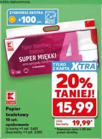 Papier toaletowy K-Classic Super Miękki