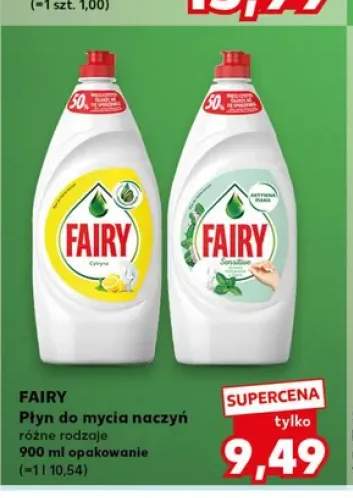 Płyn do mycia naczyń Fairy Cytryna +1 wariant