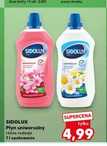 Płyn uniwersalny Sidolux Mydło marsylskie +1 wariant