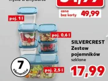 Zestaw pojemników szklanych SILVERCREST
