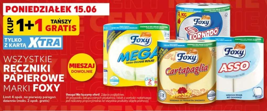 Ręcznik papierowy Foxy Tornado +3 warianty