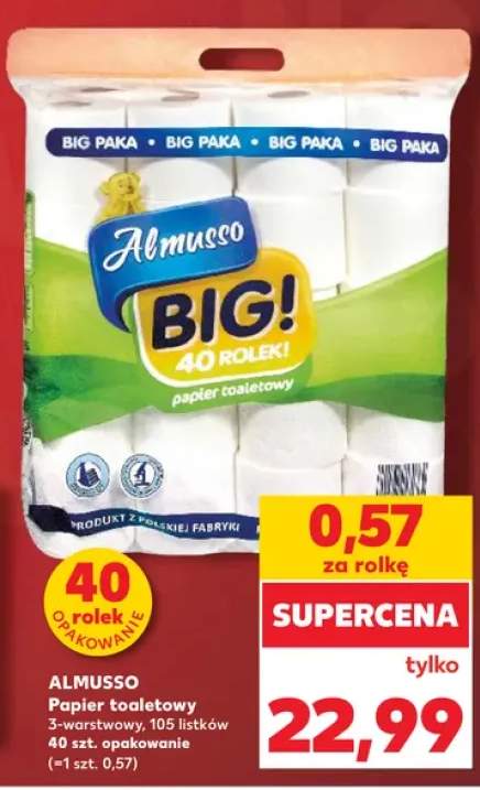 Papier toaletowy Almusso BIG!