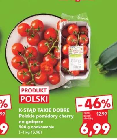 Pomidory cherry na gałązce K-Stąd Takie Dobre polskie