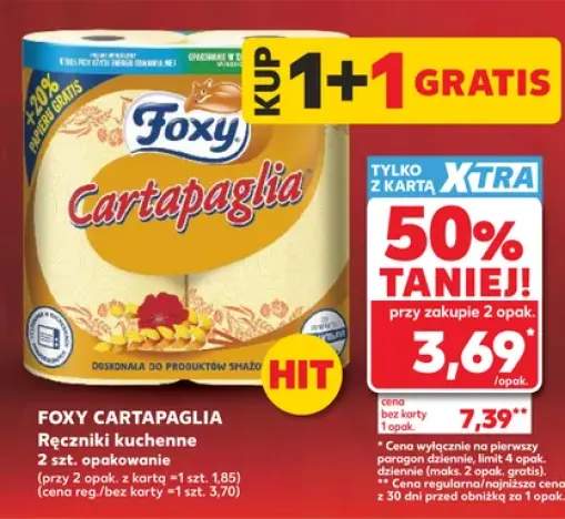 Ręczniki kuchenne Foxy Cartapaglia