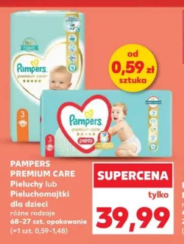 Pieluchy dla dzieci Pampers Premium Care +1 wariant