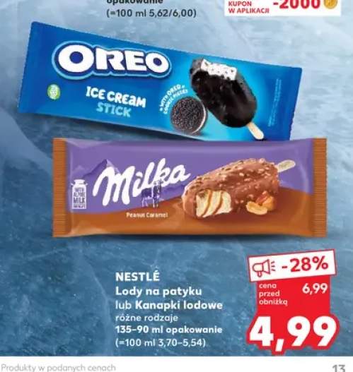 Lody na patyku Oreo +1 wariant