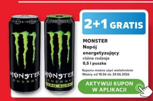 Napój energetyzujący Monster Energy +1 wariant