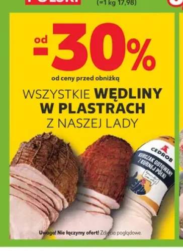 Wędliny w plastrach z Naszej Lady