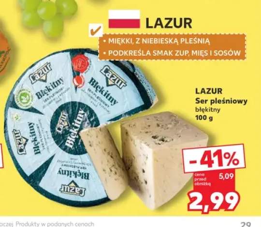 Ser pleśniowy błękitny Lazur