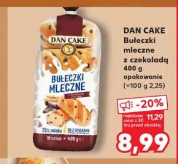 Bułeczki mleczne z czekoladą Dan Cake