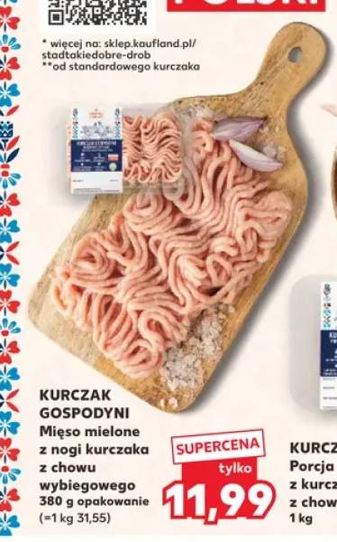 Mięso mielone z nogi kurczaka z chowu wybiegowego Kurczak Gospodyni