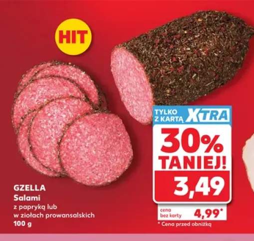 Salami z papryką Gzella +1 wariant