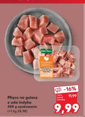 Mięso na gulasz z uda indyka Kraina Mięs