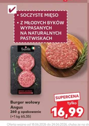 Burger wołowy Angus Tavernies