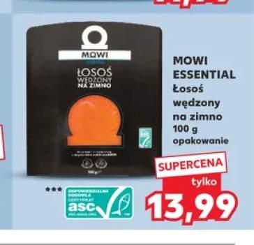 Łosoś wędzony na zimno Mowi Essential