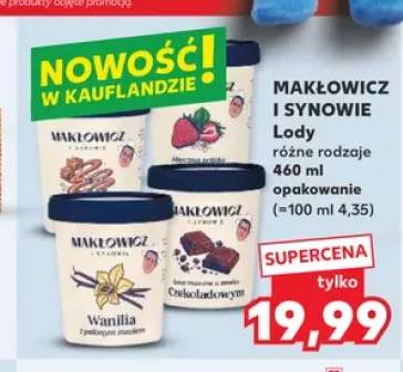 Lody Wanilia z solonym masłem Makłowicz i Synowie +1 wariant
