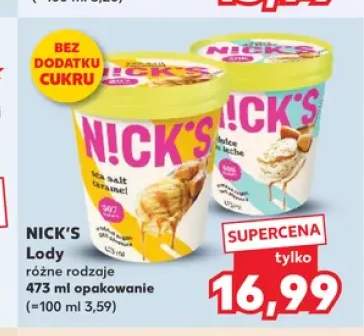 Lody Sea Salt Caramel Nick's +1 wariant