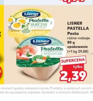 Pasta jajeczna Pastella Lisner +1 wariant