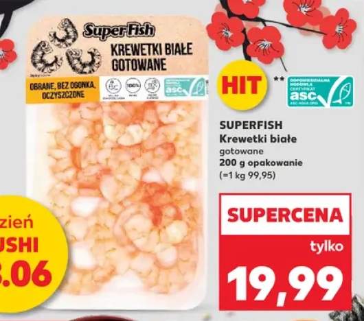 Krewetki białe gotowane SuperFish